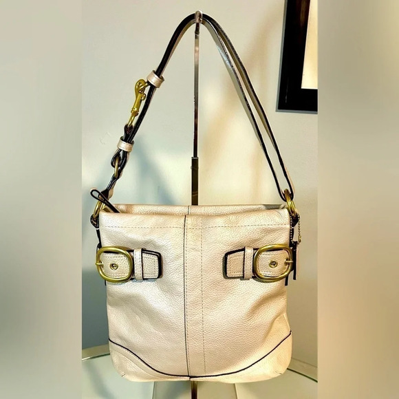 Coach Handbags - Gently Used COACH Tan Leather Soho Shoulder Bag